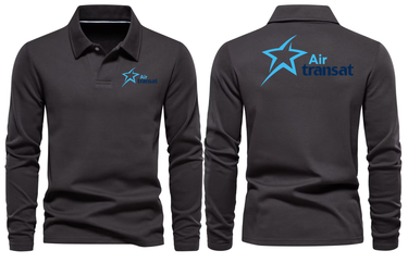 AIR TRANSAT LONG SLEEVE POLO